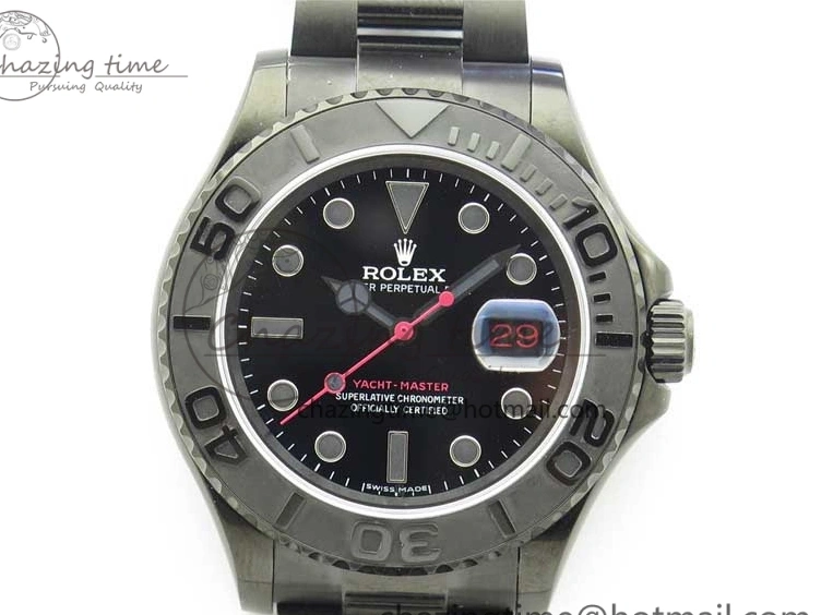 VR3135 Yacht-Master VRF Dial 116622 DLC Best Edition on Black Bracelet DLC 0425